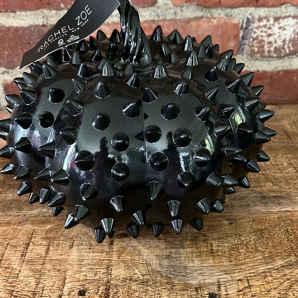 COPY - Rachel Zoe spiked black pumpkin great for Halloween so much fun different